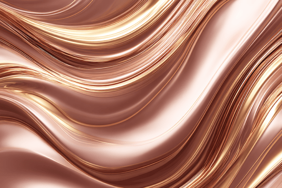 Download Glossy Rose Gold Swirl Texture - Premium Bundle