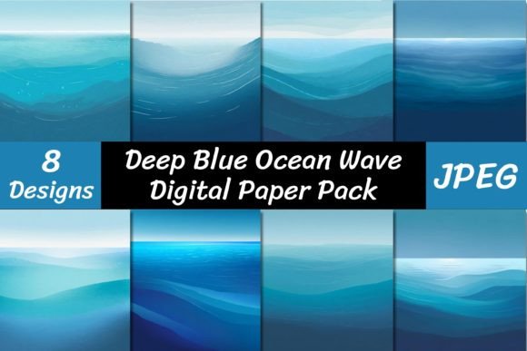 Download Deep Blue Ocean Wave Backgrounds - Deep blue ocean Collection