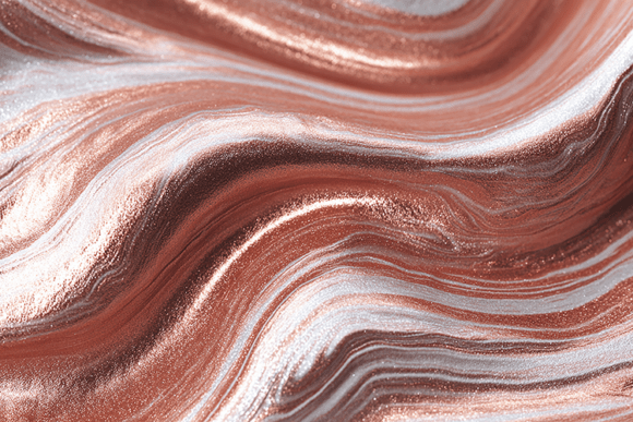Download Rose Gold Metallic Wave Texture - Premium Bundle